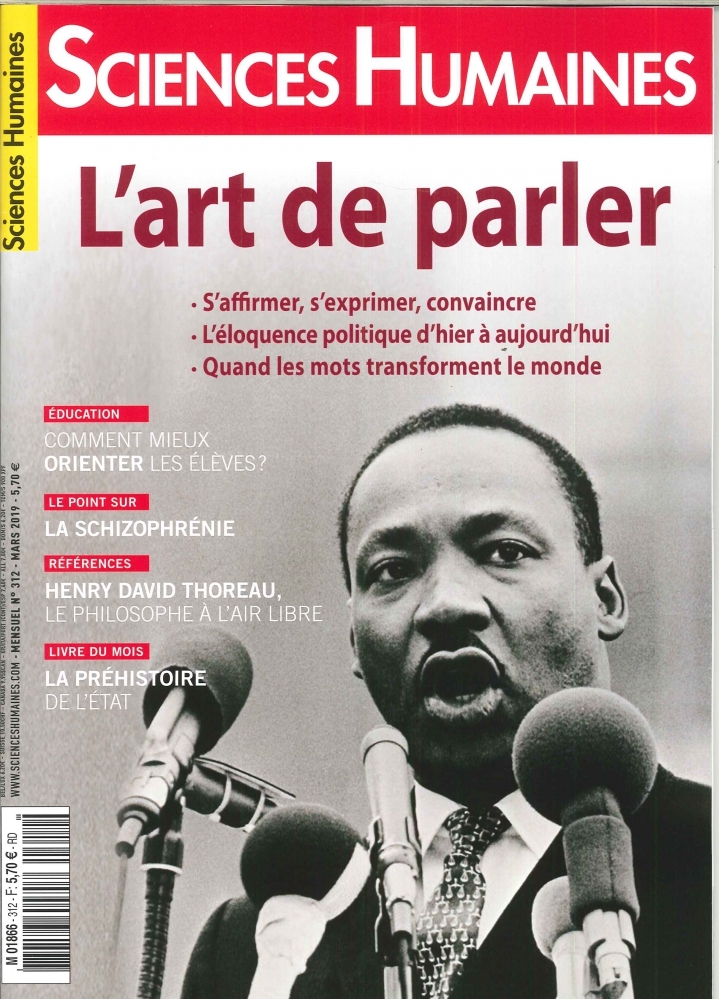 Sciences Humaines N°312 L'art de parler - février 2019