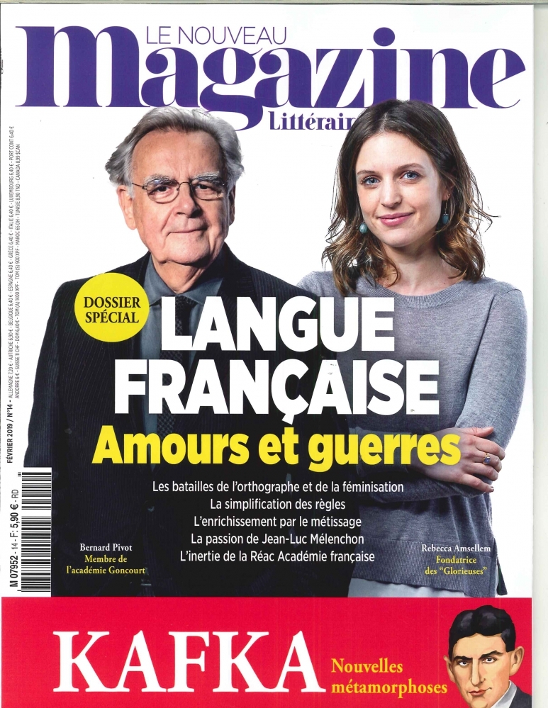 Le Nouveau Magazine Littéraire N°14 Langue française - février 2019