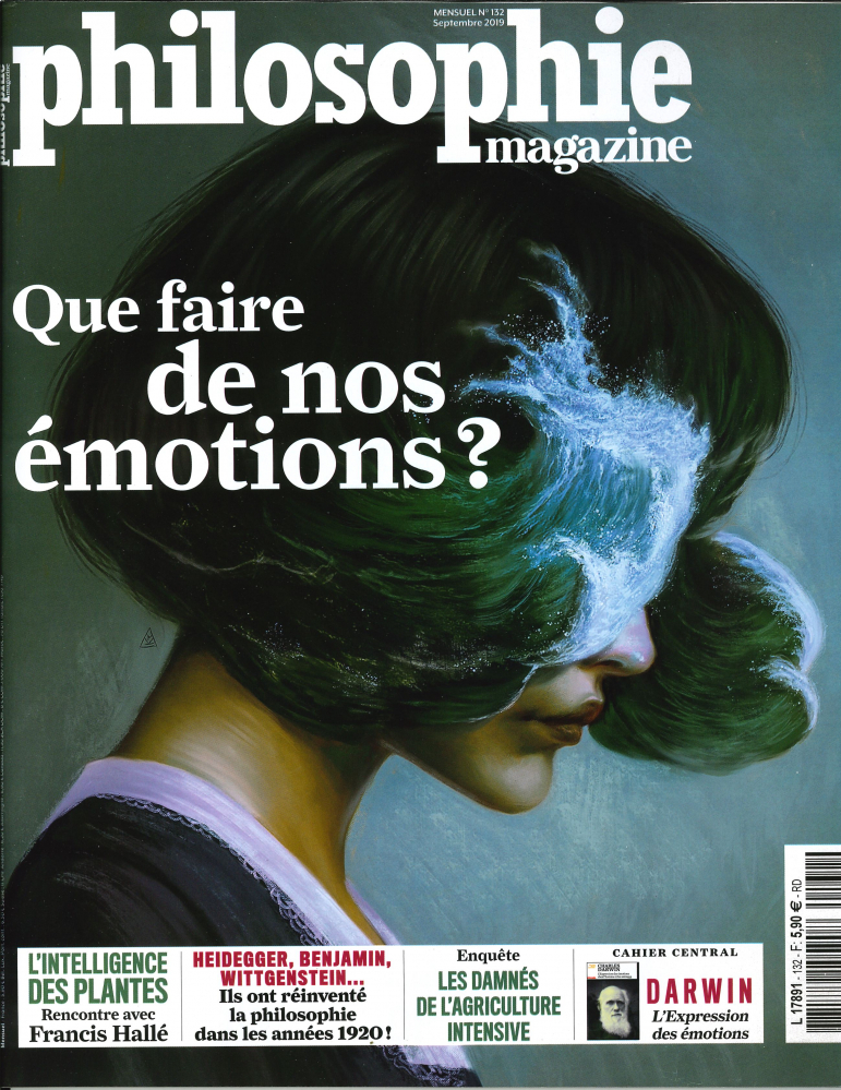 Philosophie Magazine n°132 - Que faire de nos émotions ? - septembre 2019