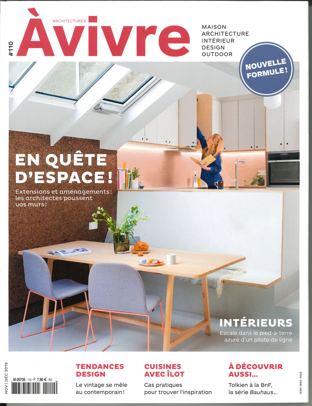 Architecture à Vivre N°110 En quête d'espace - novembre/decembre 2019