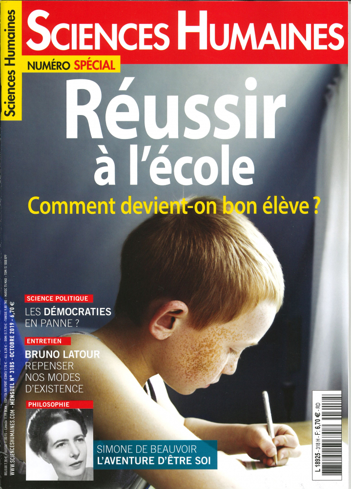 Sciences Humaines N°318S  Réussir à l'école - août/septembre 2019