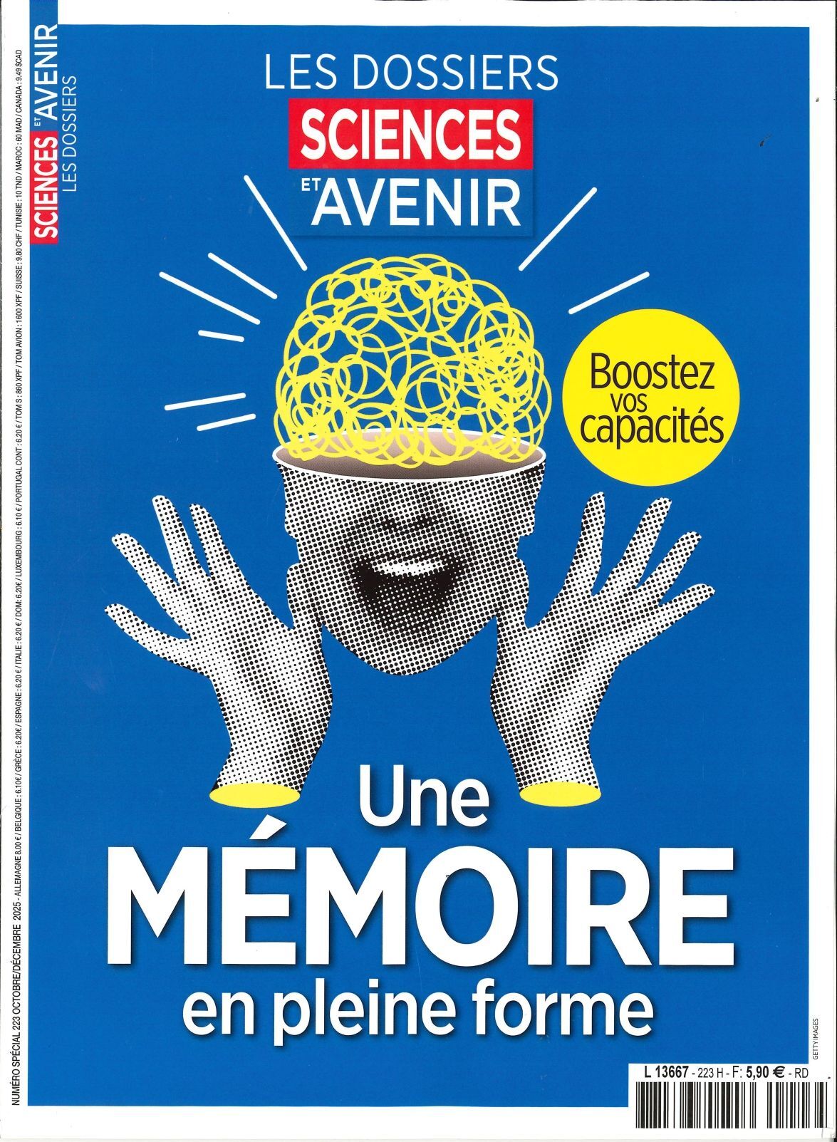 Sciences et Avenir HS n°223 : Une mémoire en pleine forme - Octobre/Décembre 2025
