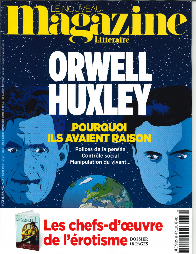 Le Nouveau Magazine Littéraire N°22 Orwell huxley - octobre 2019