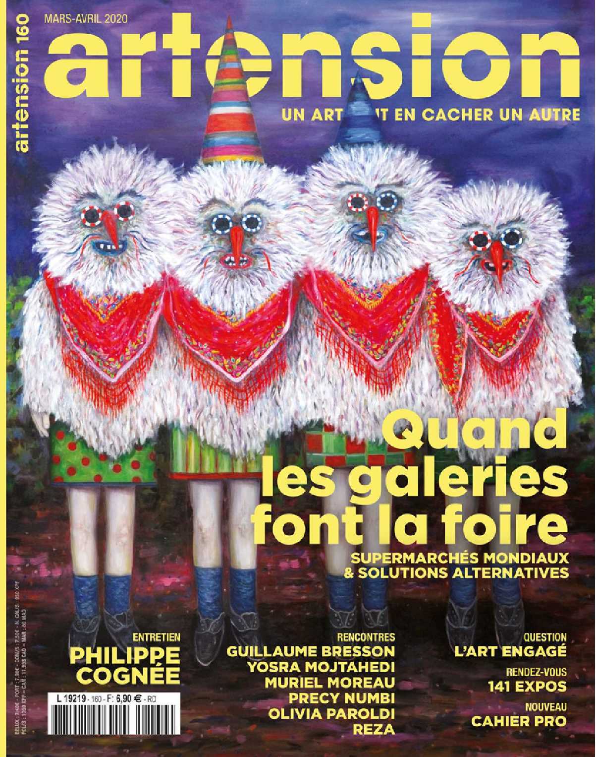 Artension N°160  Quand les galeries font la foire - mars/avril 2020