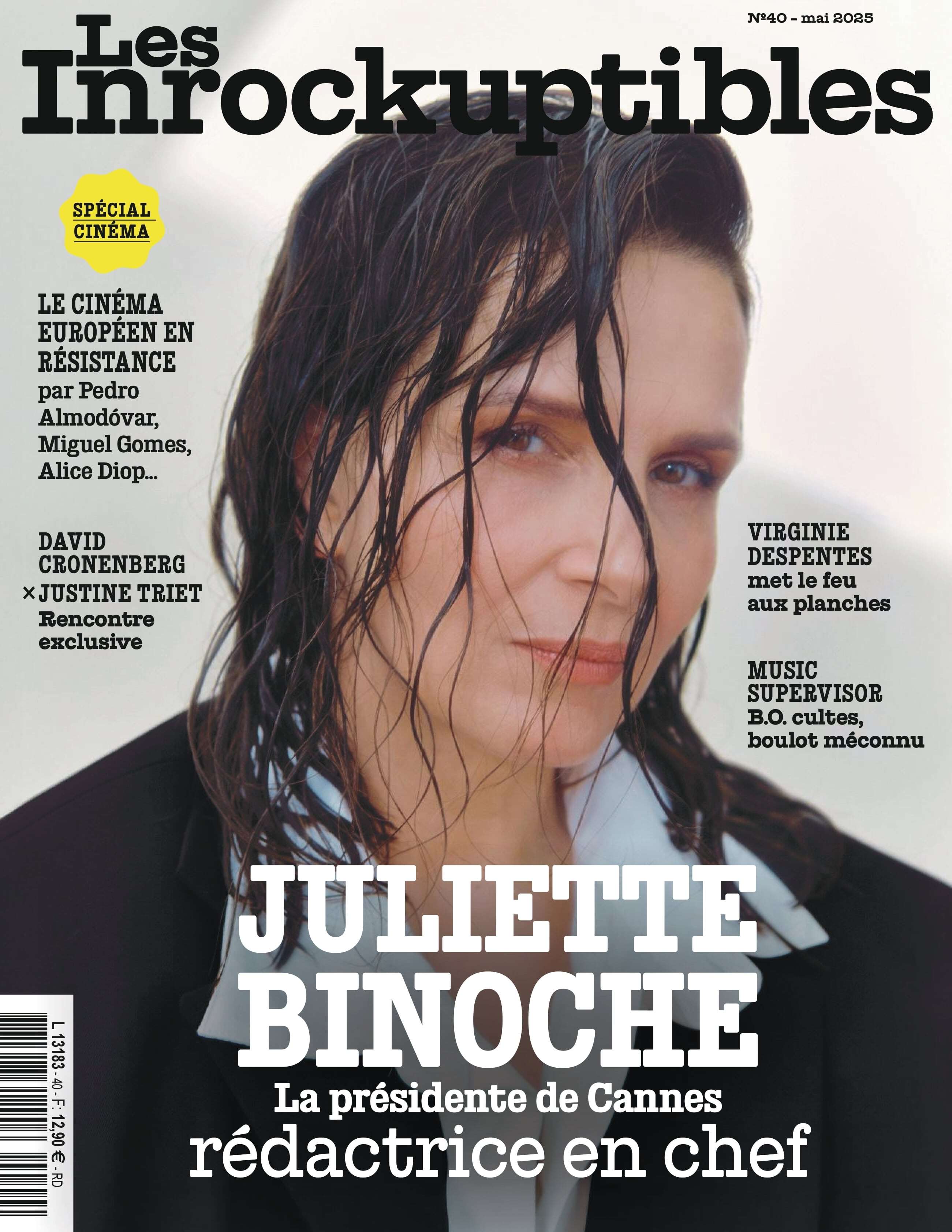 Les Inrockuptibles Mensuel N°40 - Juliette Binoche, présidente de Cannes - Mai 2025