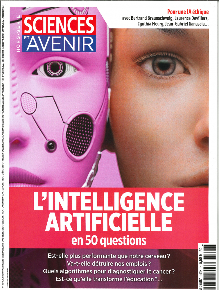 Sciences et Avenir HS N°199 L'intelligence artificielle  - Octobre/Nov. 2019