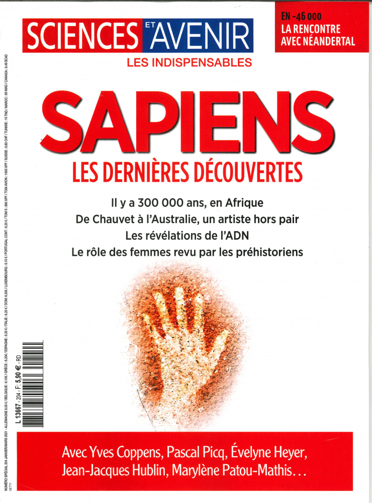 Sciences et avenir HS n°204 : Sapiens, les dernières découvertes - Décembre 2020