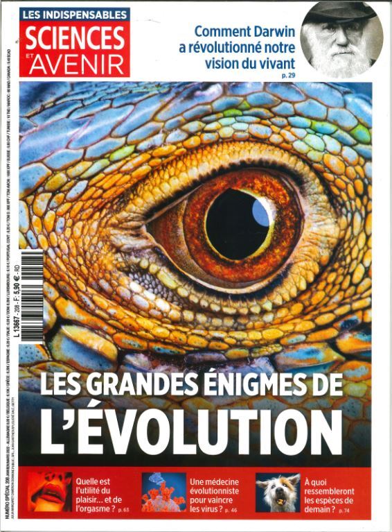Sciences et Avenir HS n°208 : Les grandes énigmes de l'évolution - Janvier/Mars 2022