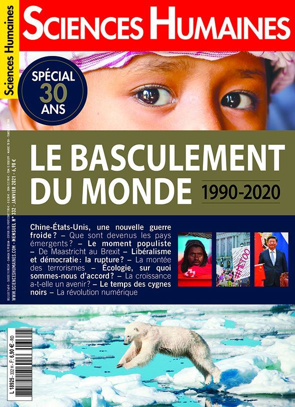 Sciences Humaines N°332 - Spécial 30 ANS - décembre  2020