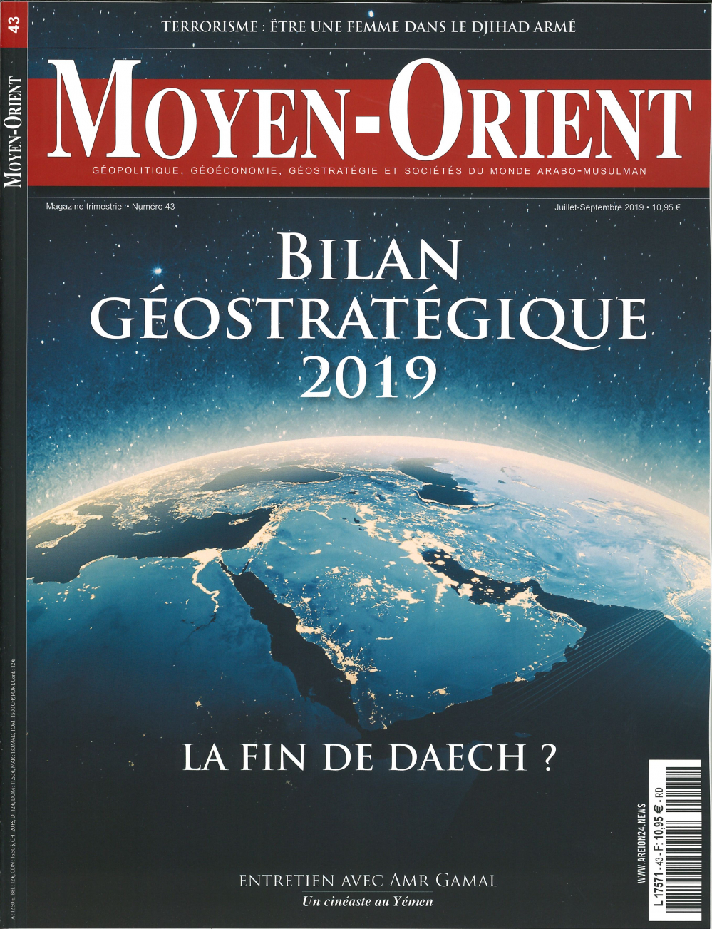 Moyen-Orient N°43  Bilan Géostratégique 2019- juillet/août/septembre 2019