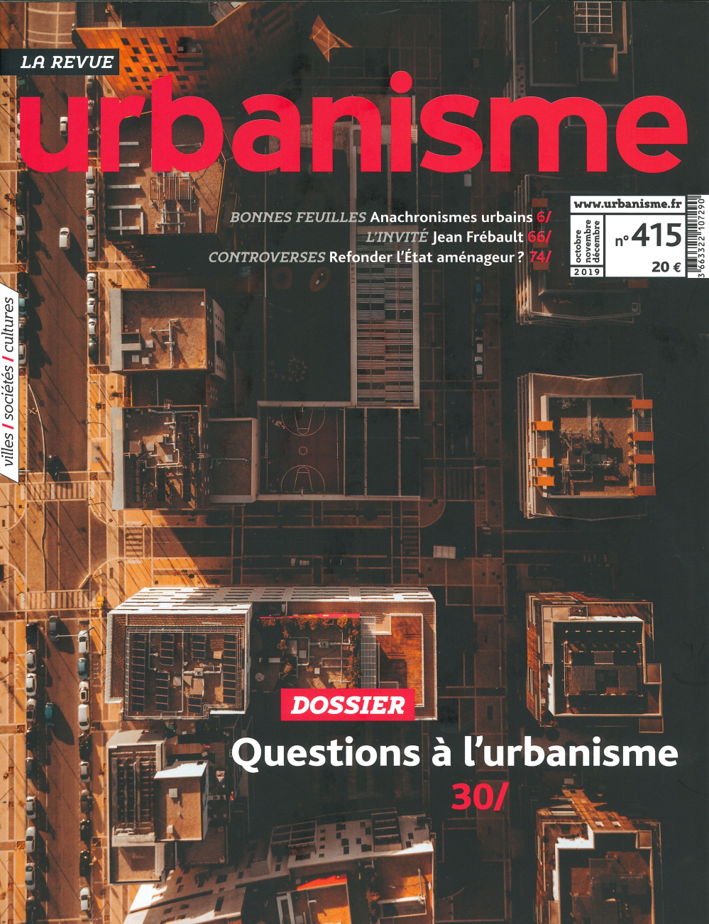 Urbanisme N°415 -Qui fait l'urbanisme aujourd'hui '- janvier 2020