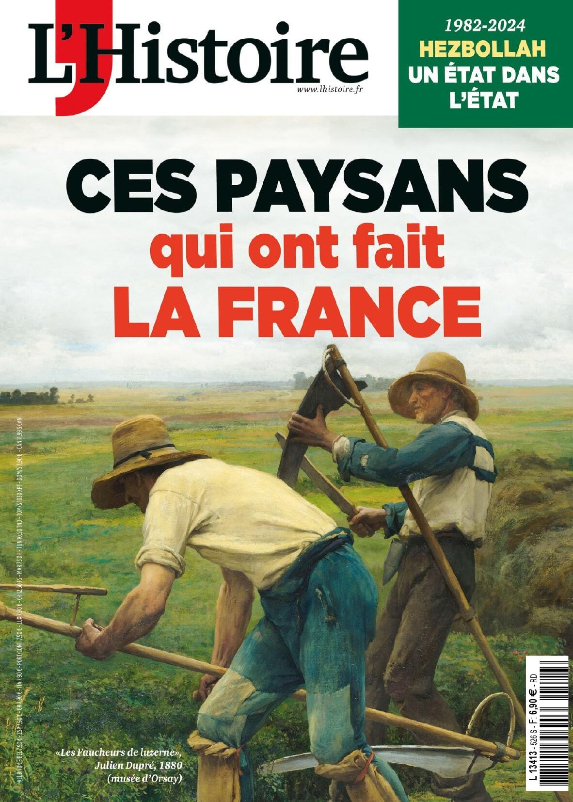 L'Histoire n°526 : Ces Paysans qui ont fait la France - Décembre 2024