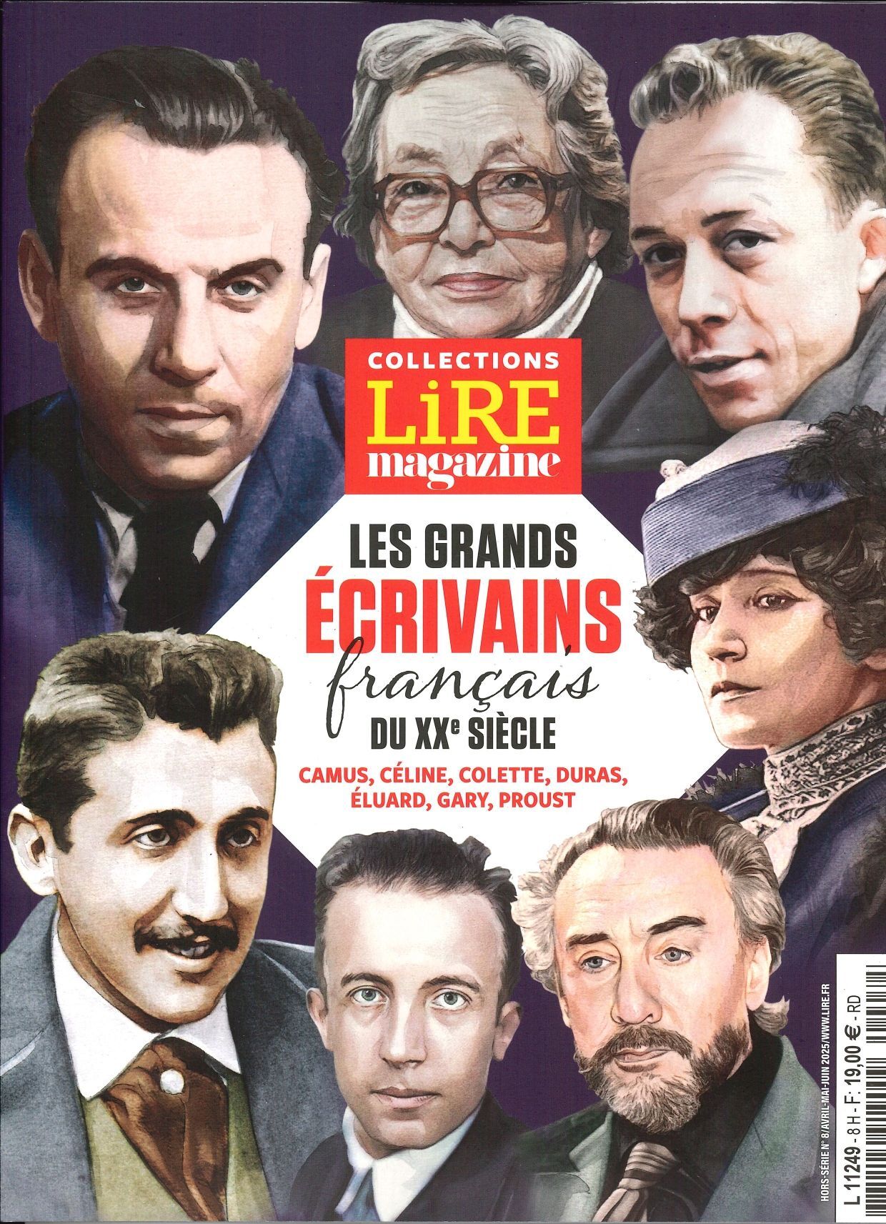 Collections Lire Magazine n°8 : Les grands écrivains du 20ème siècle - Avril/Mai/Juin 2025