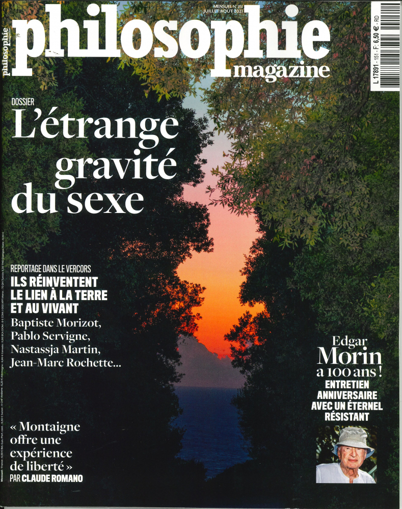 Philosophie magazine n°151 : L'étrange gravité du sexe - Juillet/Août 2021