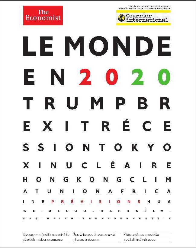 Courrier International HS N°75 Le monde en 2020 - janvier 2020