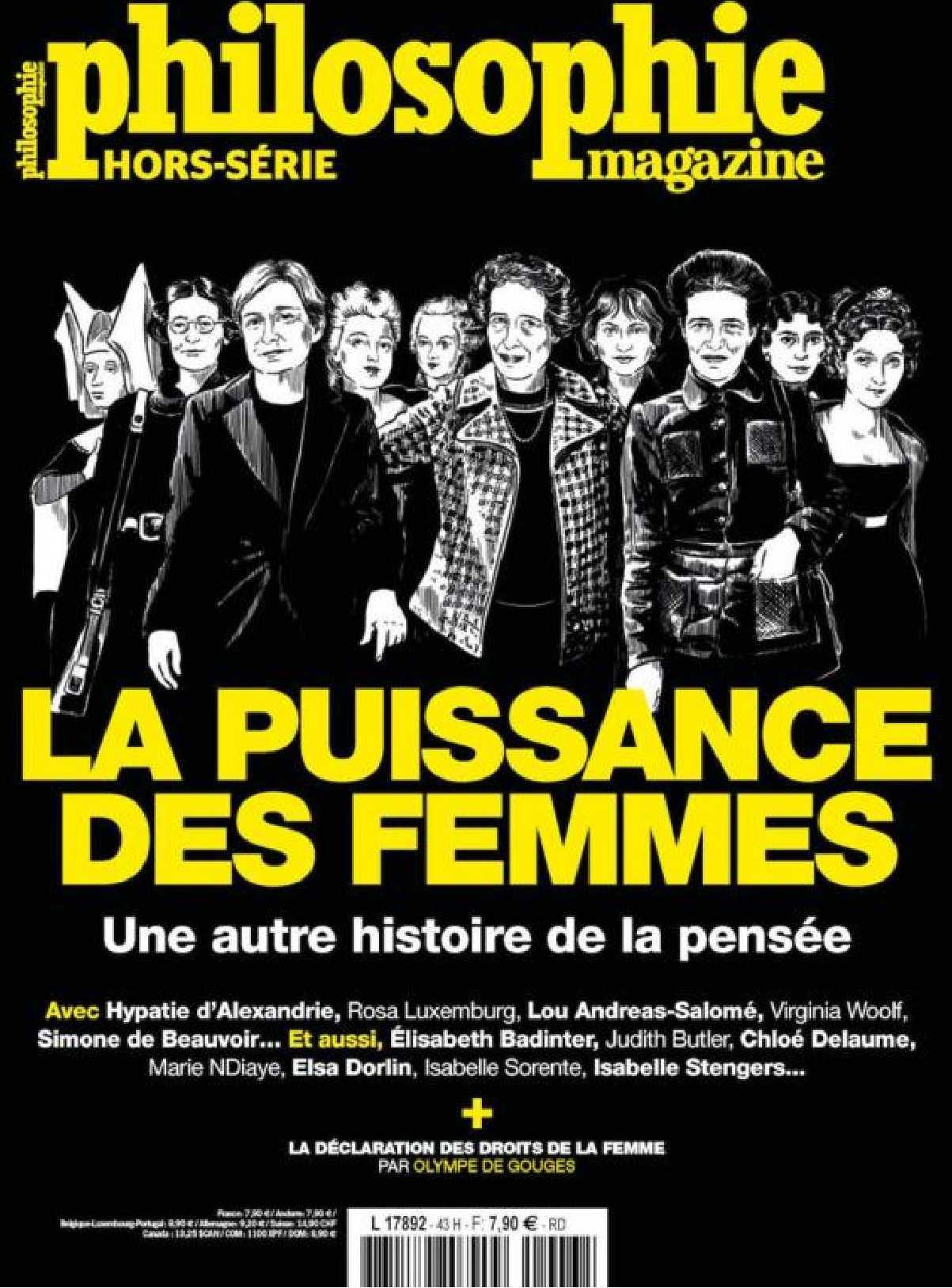 Philosophie Magazine HS N°43 - La puissance des femmes - octobre 2019