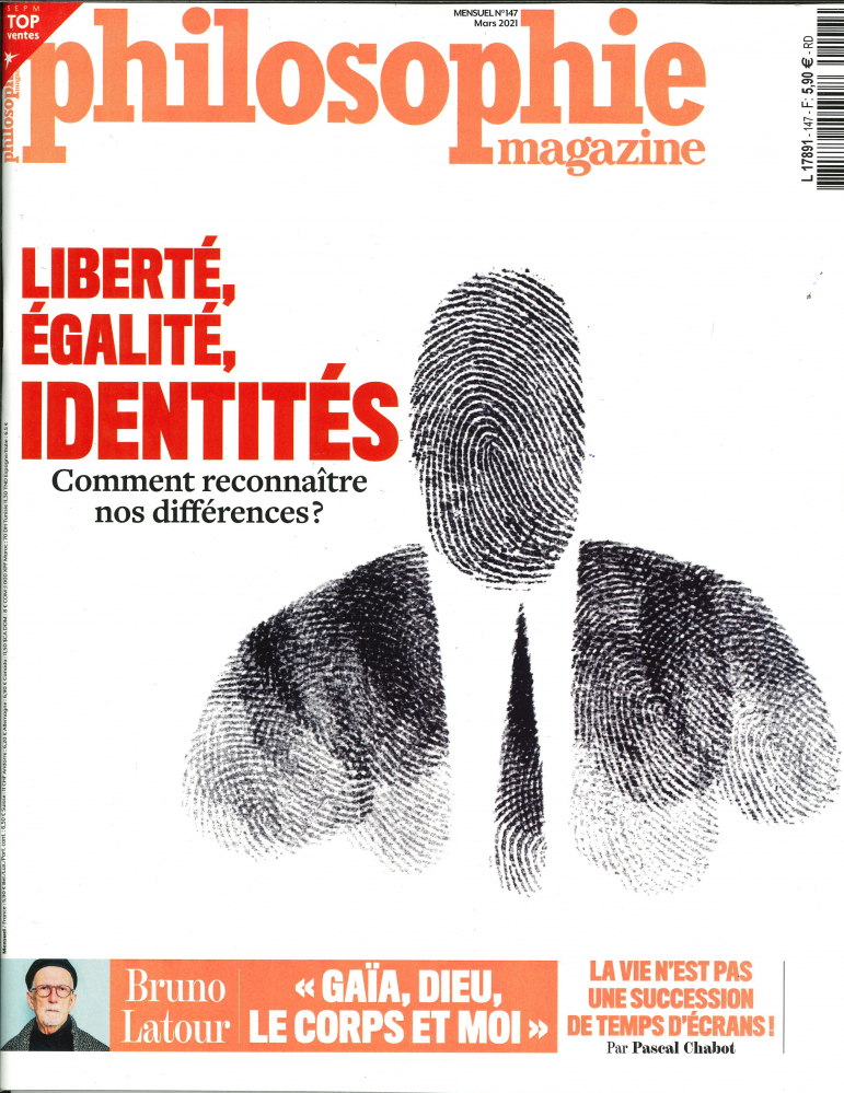 Philosophie magazine n°147 - L'identité, un héritage ou un choix ? Mars 2021