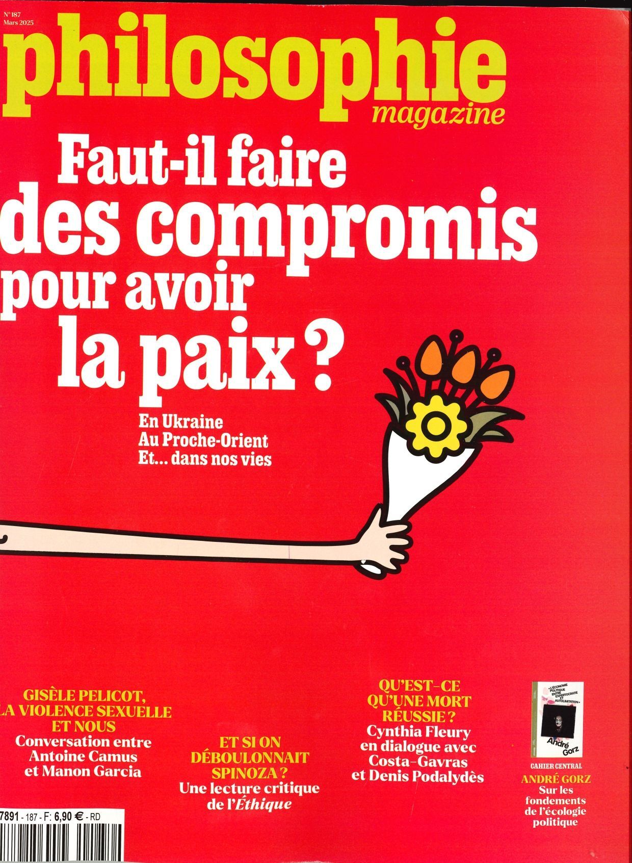 Philosophie Magazine n°187 : Faut-il faire des compromis pour avoir la paix ? - Mars 2025