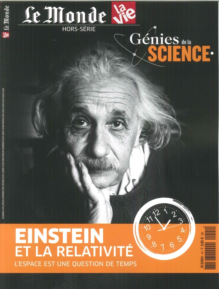 La vie/Le Monde HS N°1 Génies de la science - Einstein et la relativité - mars 2018