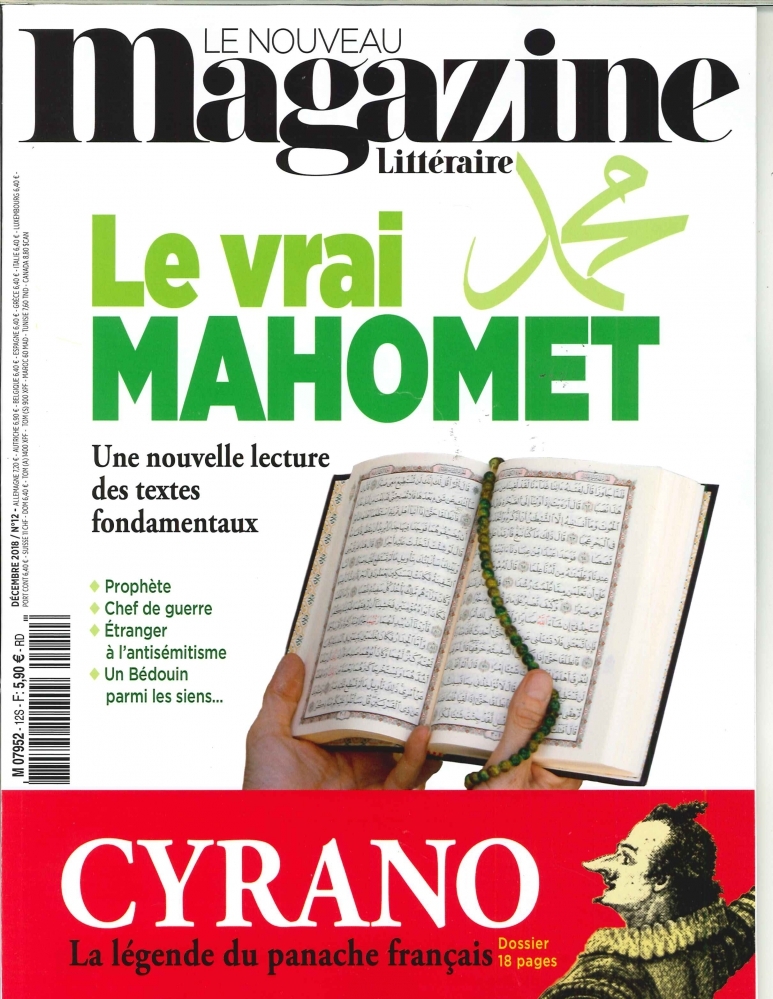 Le Nouveau Magazine Littéraire N°12 Le vrai Mahomet - décembre 2018