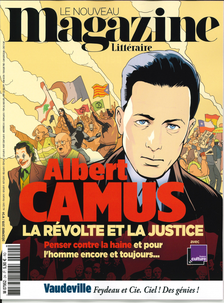 Le Nouveau Magazine Littéraire N°24 Albert Camus  - décembre 2019
