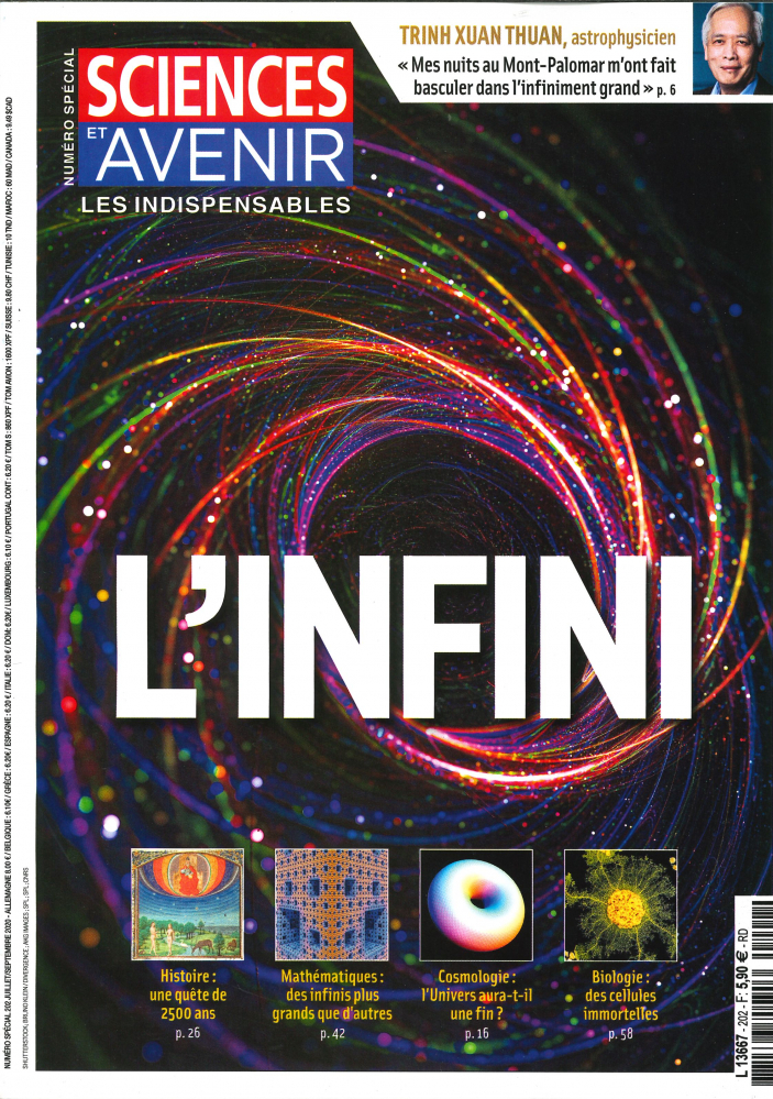 Sciences et Avenir HS N°202 L'infini - juillet/août/septembre 2020