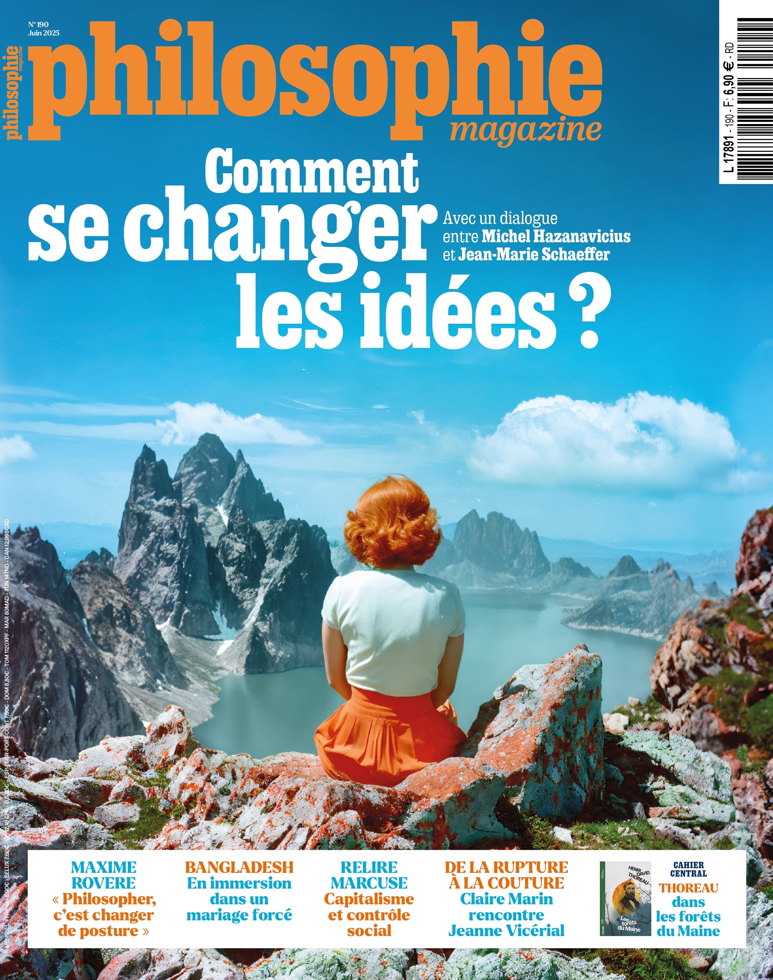 Philosophie Magazine n°190 : Comment se changer les idées - Juin 2025