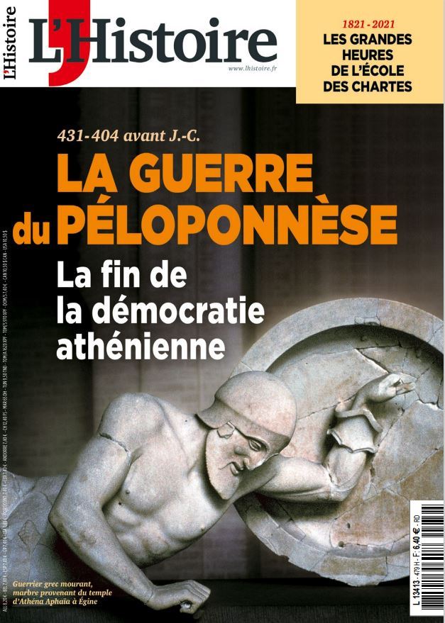 L´Histoire N°479 - La guerre du Péloponnèse - janvier 2021