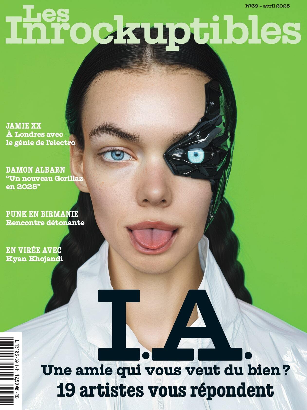 Les Inrockuptibles Mensuel N°39 - Les artistes face à l'I.A - Avril 2025