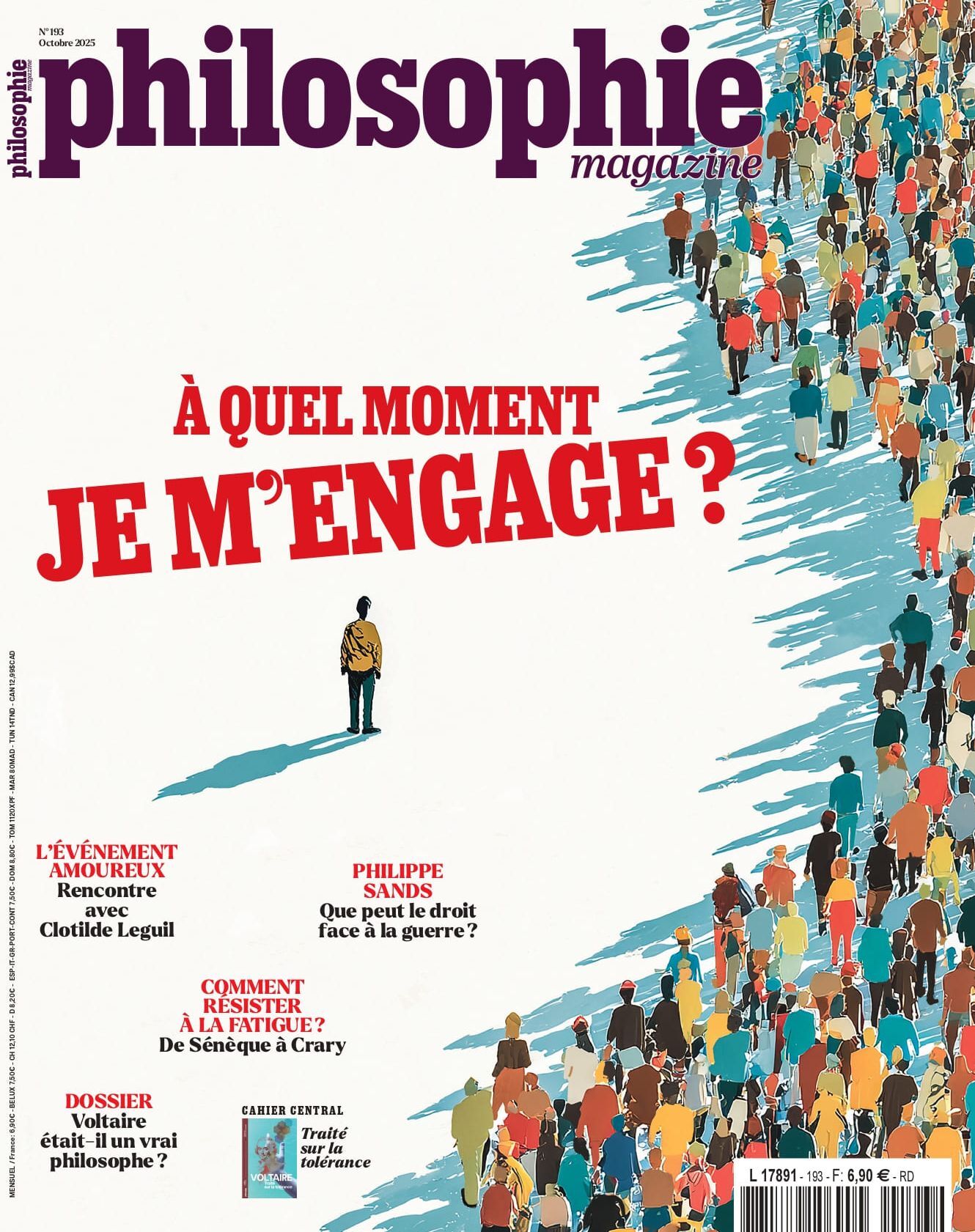 Philosophie Magazine n°193 : À quel moment je m’engage ? Octobre 2025