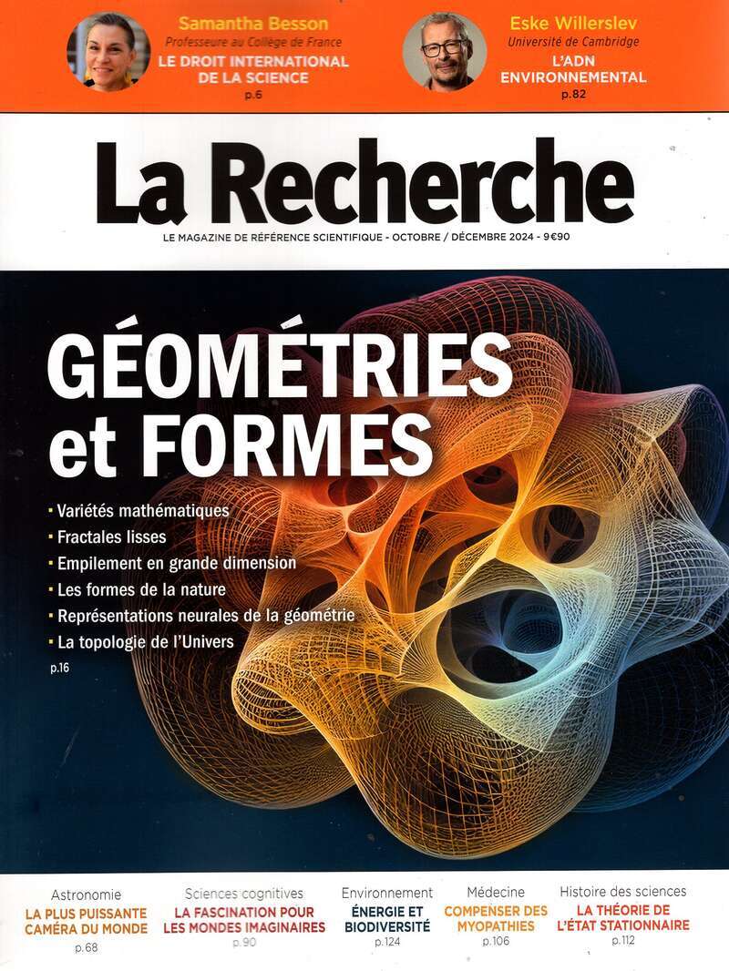 La Recherche n°579 : Géométries et formes - Octobre-Décembre 2024