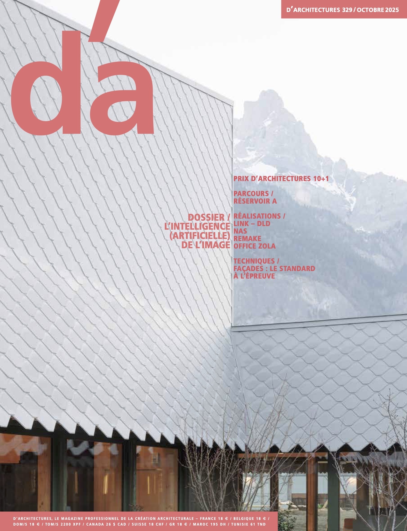 D'architectures n°329 : L'intelligence (artificielle) de l'image - Octobre 2025