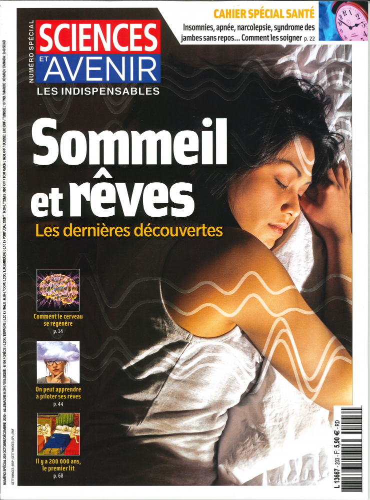 Sciences et Avenir HS N°203 Le sommeil  et rêves - oct/nov/déc 2020