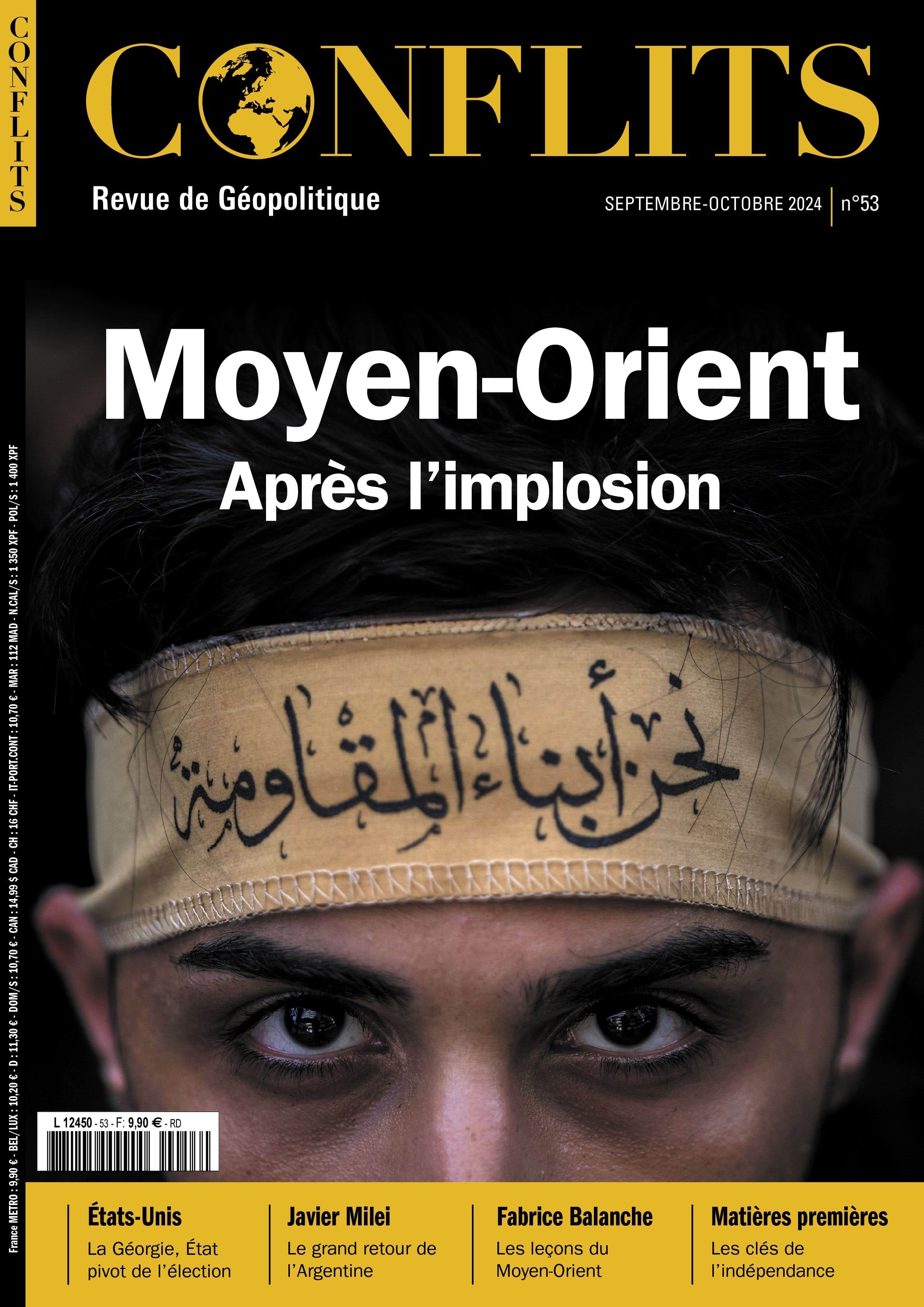 Conflits n°53 : Moyen-Orient, après l'implosion - Sept I Oct 2024