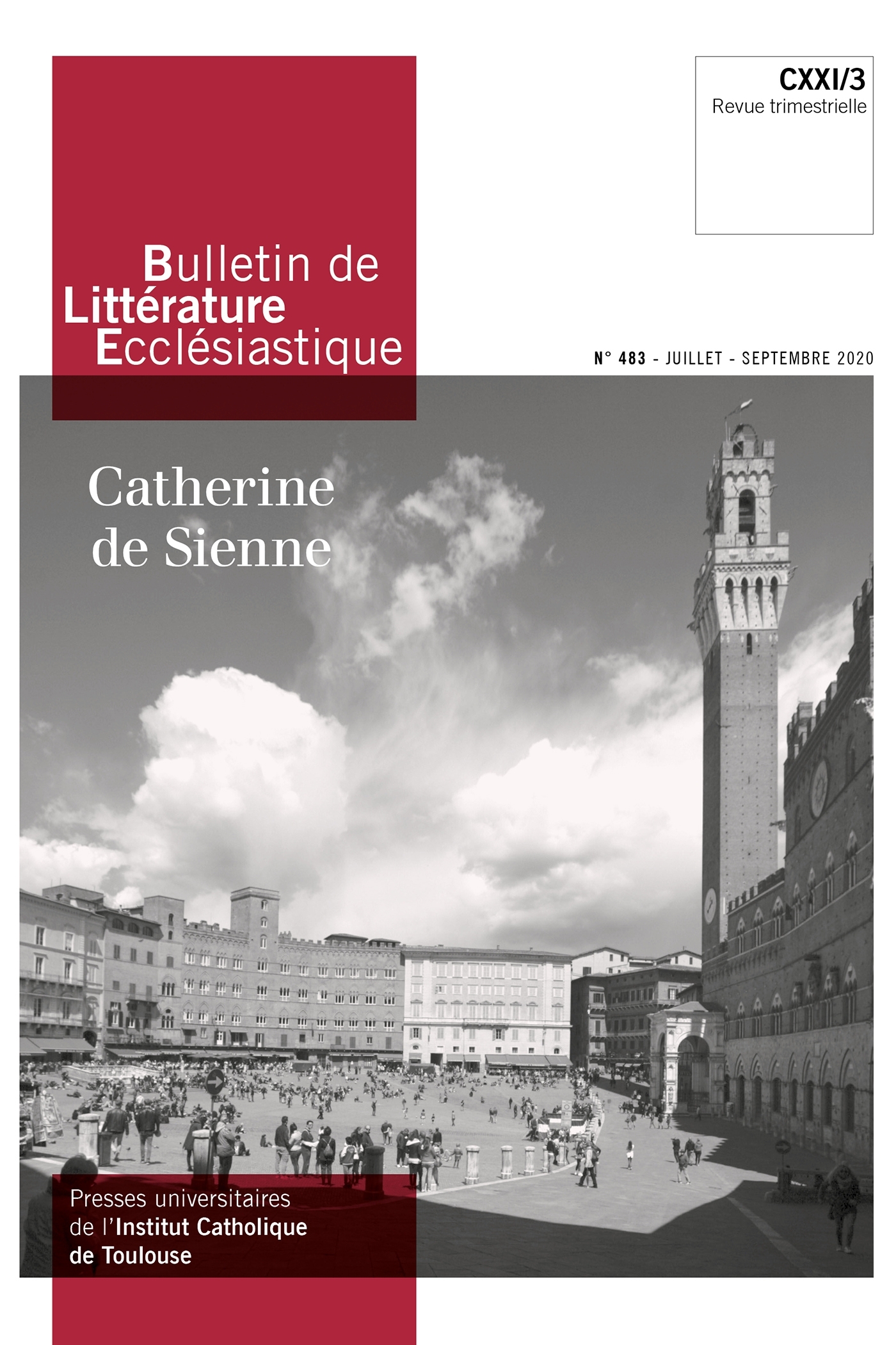 Bulletin de Littérature Ecclésiastique n°483 - Juillet-Septembre