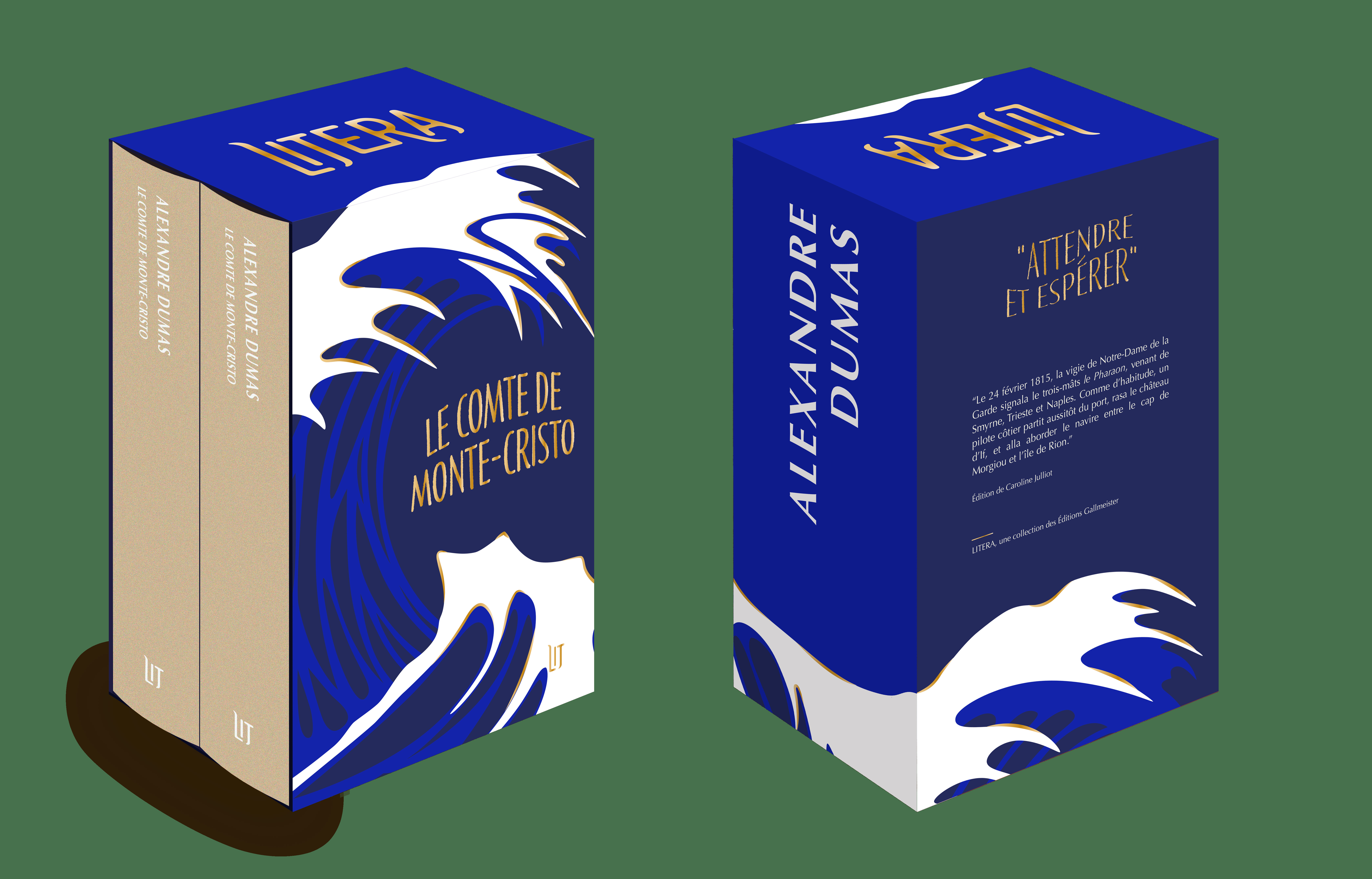 Le comte de Monte-Cristo coffret - édition Litera