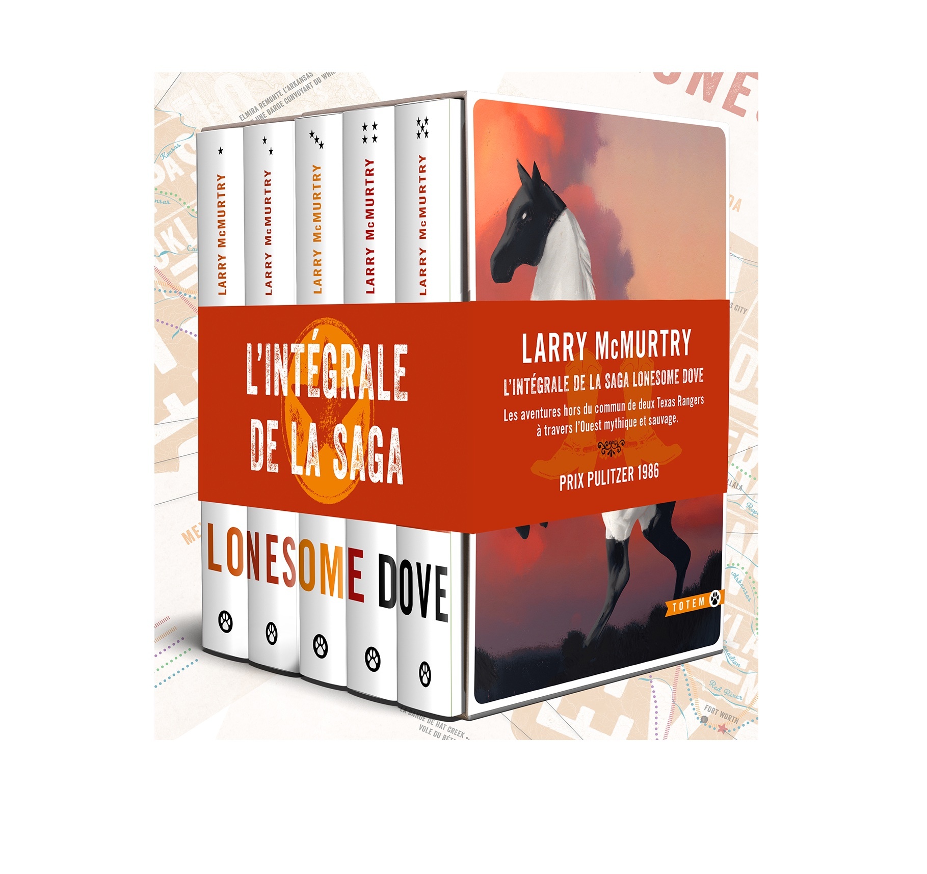 Coffret Lonesome Dove, l'intégrale de la saga - Collector - 5 volumes + bonus