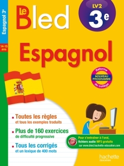 Cahier Bled - Espagnol 3E