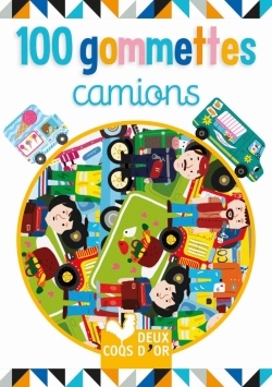 100 gommettes - camions
