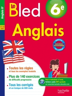 Cahier Bled - Anglais 6E