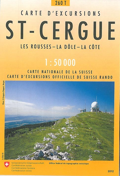 ST CERGUE PEDESTRE LES ROUSSES - LA DOLE - LA COTE