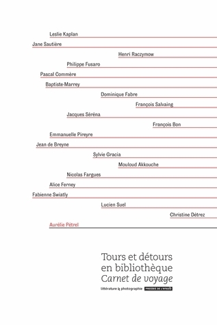 Tours et détours en bibliothèque - carnet de voyage