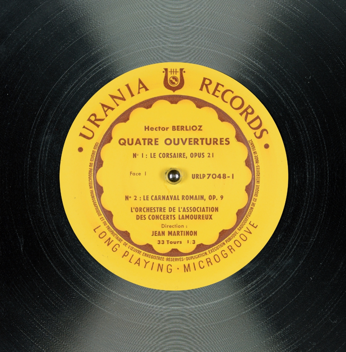 Carnet blanc. Quatre ouvertures ; Le Corsaire : Opus 21 ; Le caranaval romain