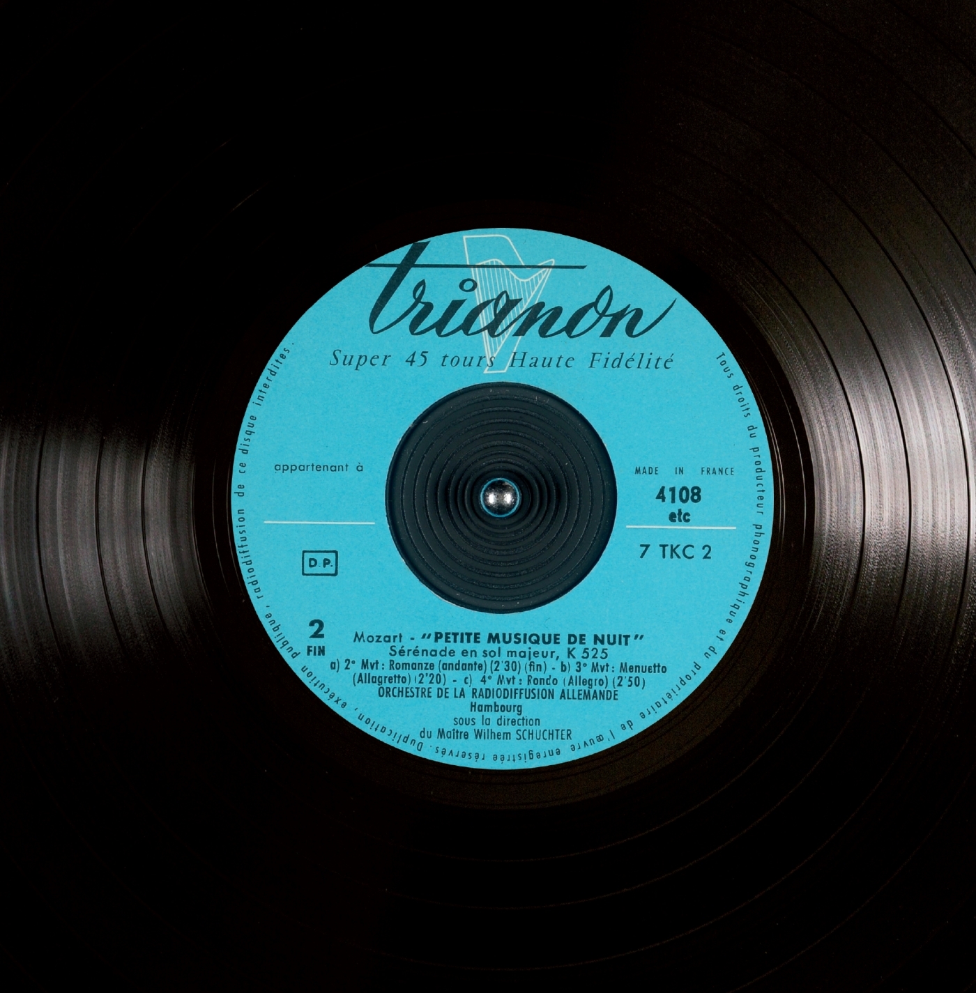 Carnet blanc. Petite musique de nuit en sol majeur K 525