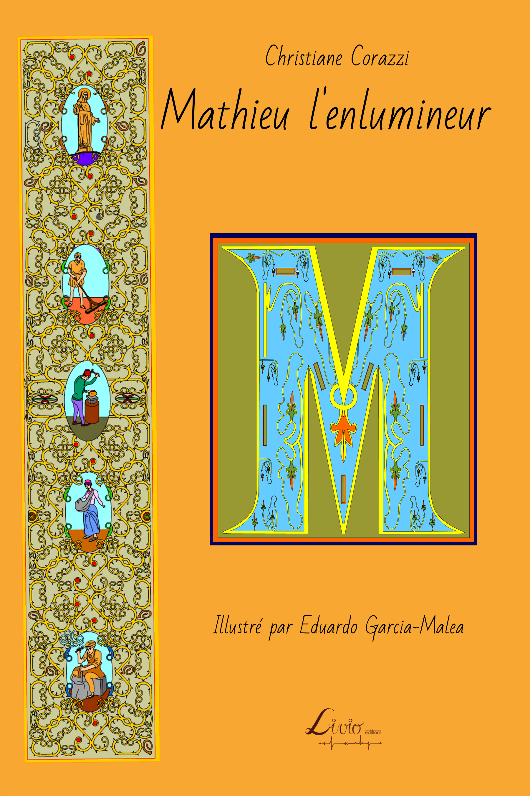 Mathieu l'enlumineur, illustré