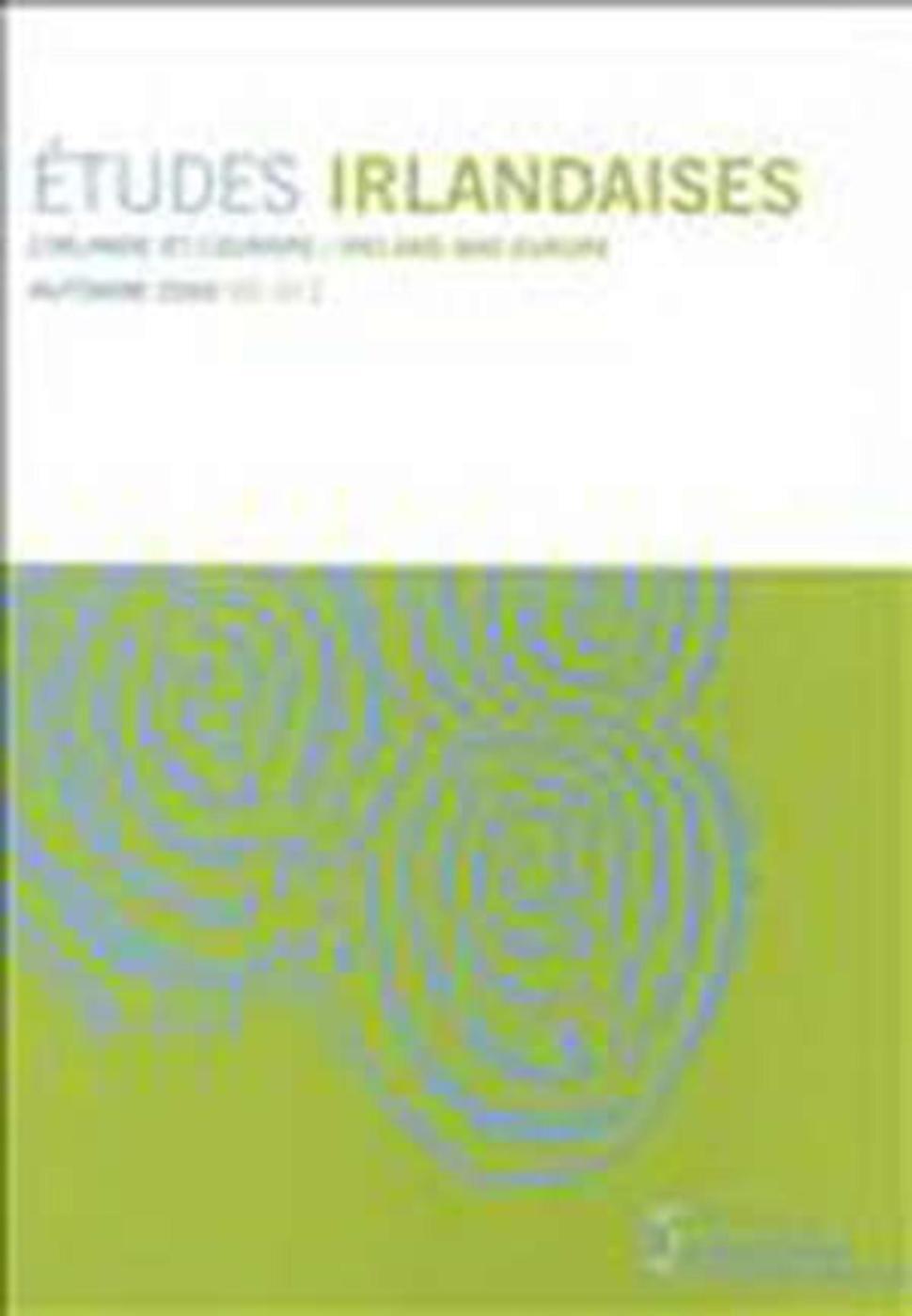 REV ETUD IRL N 30 - 2. IRLANDE ET L EUROPE AU XXE SIECLE