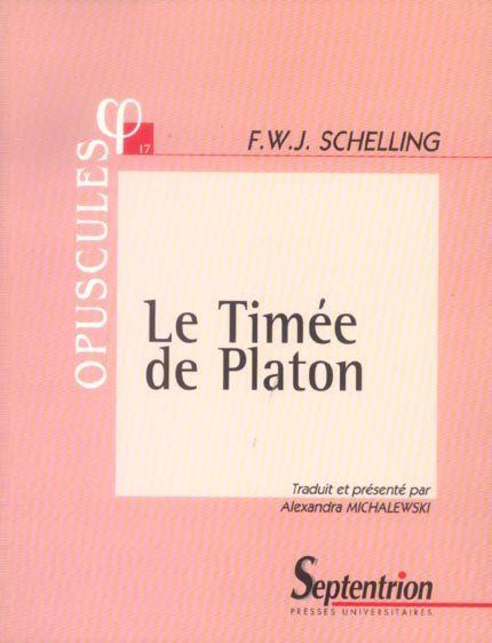 LE TIMEE DE PLATON