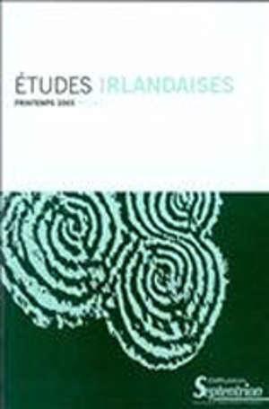 Revue Etudes irlandaises N 28 1