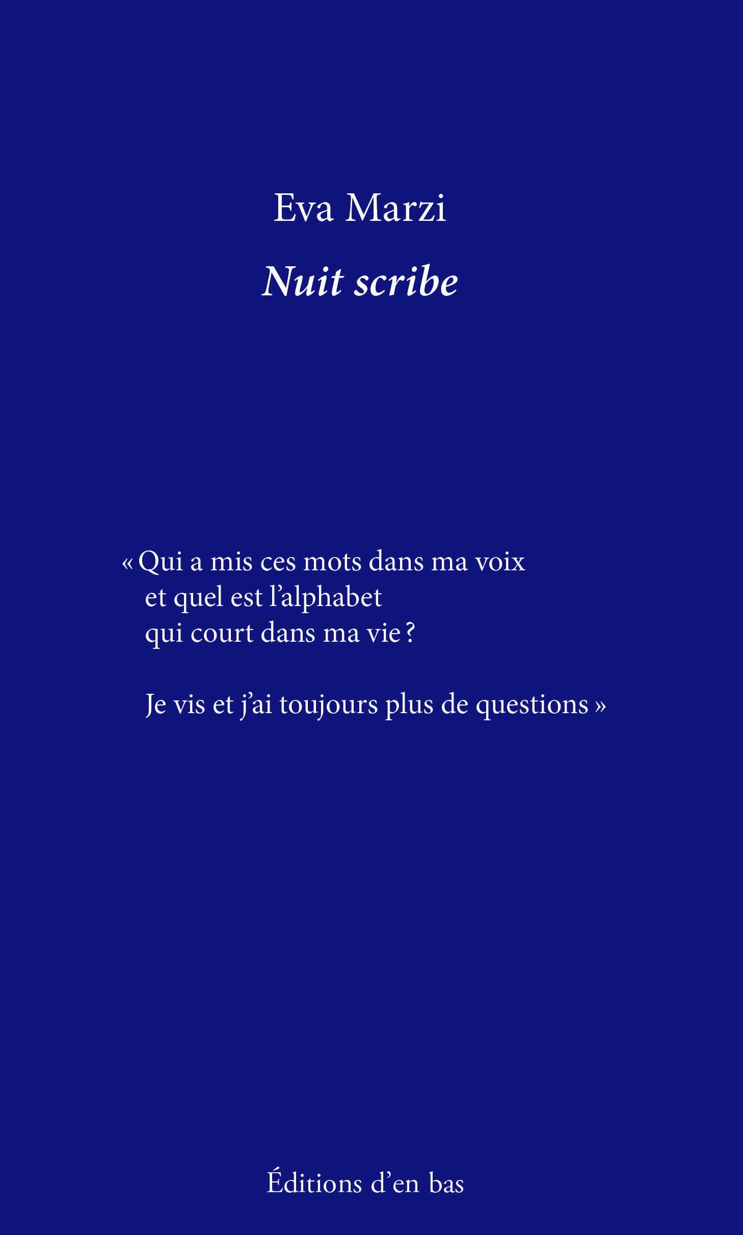 NUIT SCRIBE