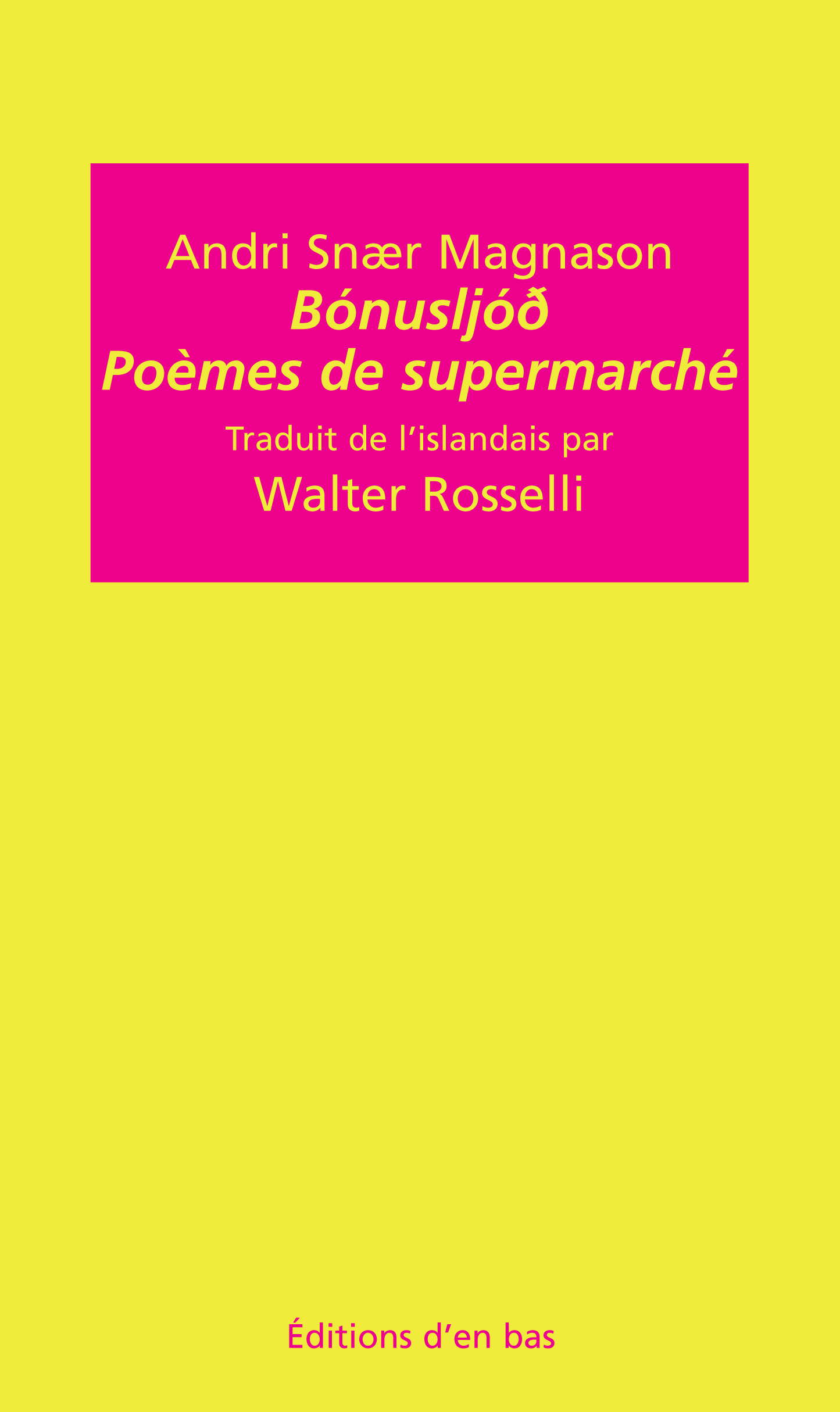 Poèmes de supermarché